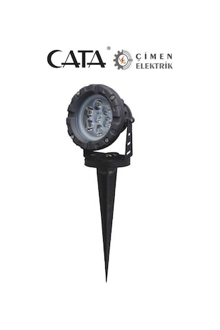 Cata Ct 7304 12 W Rozanslı Bahçe Armatürü Yeşil Yeşil