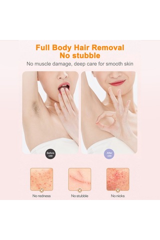 Gajeena Kadınlar İçin Usb Şarjlı Çift Başlı Tüy Alma Makinesi - Bikini, Koltuk Altı Ve Bacaklar İçin 1 Saat