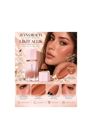 Color Bloom Likit Sıvı Allık Birthday Suit 01 Pembe - 625484890 Diğer