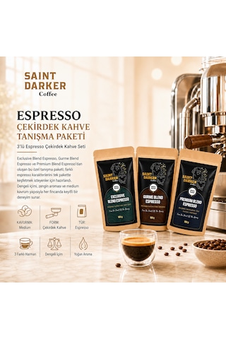 Çekirdek Kahve Tanışma Paketi 3x100 Gr