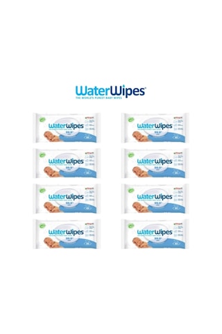Waterwipes Doğal Yeni Islak Mendil Bio Baby 8'Lix60 (480 Yaprak) Wipes