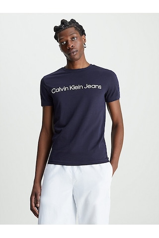 Calvin Klein Calvın Kleın Erkek T-shırt J30j322552-chw Lacivert