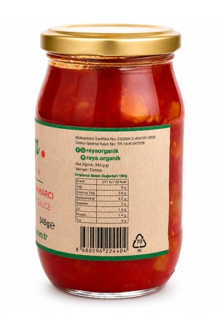 Organik Menemen Harcı 345 Gr Kahvaltılık Menemen Sosu 345 G