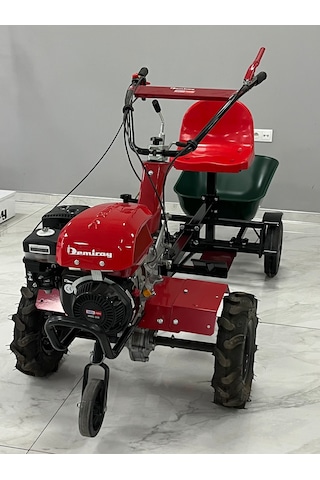 Omega 3+1 Vites 6.5 HP Benzinli Çapa Makinesi - Taşıma Selesi Set