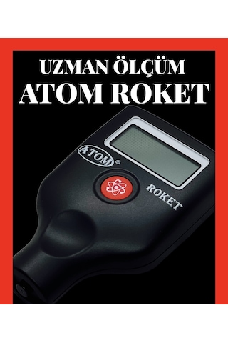 Atom Roket Boya Ölçüm Cihazı Boya Ölçer Boya Tets Cihazı Ölçüm Ci