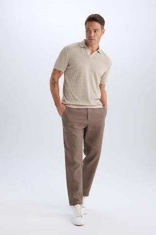DeFacto %100 Pamuk Yazlık Jogger Pantolon Regular Fit Normal Kesim Keten Görünümlü Düz Paça Cepli B4138AX25SPKH487