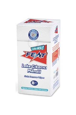 Feat Leke Çıkarıcı Mendil 8'li