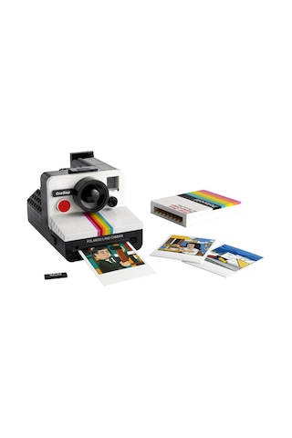 LEGO® Ideas Polaroid OneStep SX-70 Kamera 21345-Yetişkinler için Dekoratif ve Sergilenebilir Model Yapım Seti - 516 Parça