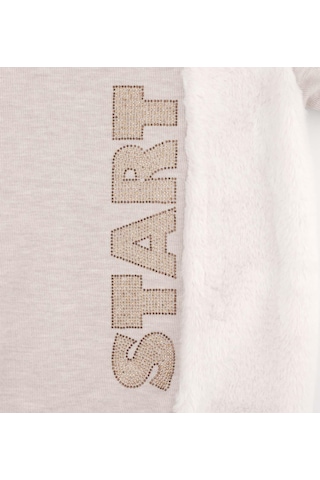 Best Kids Kız Çocuk Peluş Detaylı Baskılı Sweatshırt 001