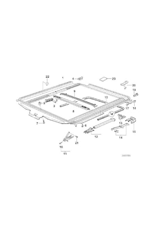 Bmw E36 E39 Sunroof Kizak Bakaliti 54128119095 Ve 54128202277 104914375