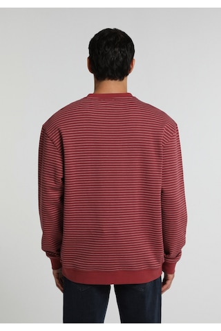 Colin's Colins Relaxed Fit Yuvarlak Yaka Çizgili Erkek Kirmizi Sweatshirt Cl1081814 Q1.v2 Red Kırmızı