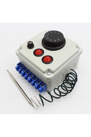 Gazlı Termostat 0-40C Isı Kontrol Voltaj Koruma 3 Farklı Çıkış Gazlı Termostat 0-40C Isı Kontrol Voltaj Koruma 3 Farklı Çıkış