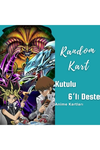 Random Kart 6'lı Anime Deste Kutulu
