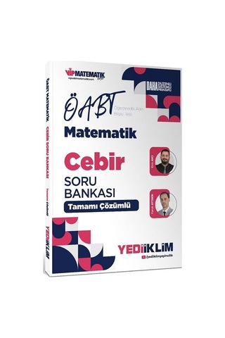 Yediiklim 2027 Öabt Meb-ags İlköğretim Ortaöğretim Lise Matematik Cebir Soru Bankası Çözümlü