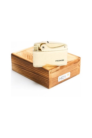 Promise Soft Flame Fırçalı Gold Metal Çakmak