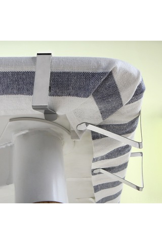 Xiyyadms Paslanmaz Çelik 6'lı Masa Örtüsü Kıskacı - Dış Mekan, Restoran, Piknik İçin Pratik Tutucu Diğer