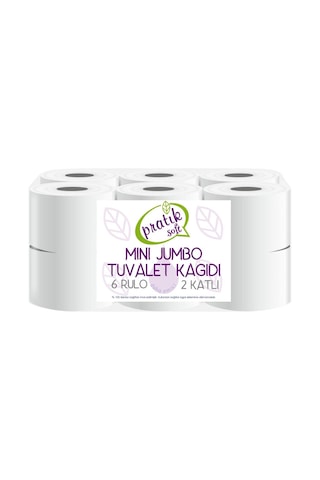 Pratiksoft Mini Jumbo Tuvalet Kağıdı 12 Rulo