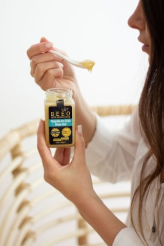 Bee'o Propolis Arı Sütü Ham Bal Karışımı Yetişkin 190 G
