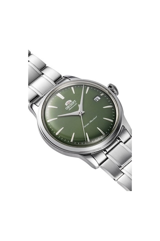 Orient Bambino Kurmalı Otomatik Çelik Gri Yeşil Kadran Kristal Cam 38 Mm Erkek Kol Saati