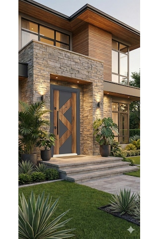 Ses Seri Si Elegance Güvenli K Kapisi Çeli K Kapi - Vi Lla Kapisi 209 X 106 X 92