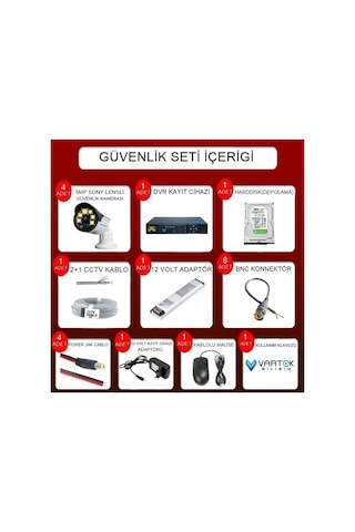 4 Kameralı Set 500 Gb Hdd Full Hd Gece Görüşlü Güvenlik Kamerası Sistemi-sabit İp Gerektirmez-