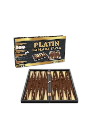 1020371 Platin Tavla Büyük ,star Okey
