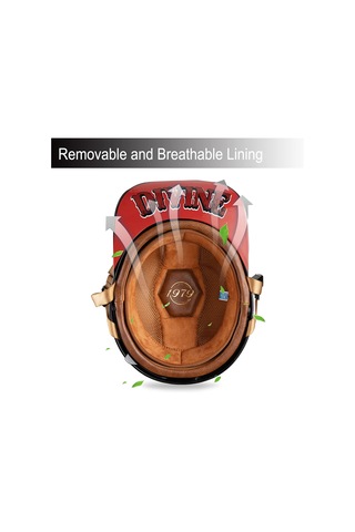 Beyzbol Kapağı Motosiklet Yarım Kask, Moda Vintage Street Yetişkinler Erkek Kadın Açık Yüz Beyaz