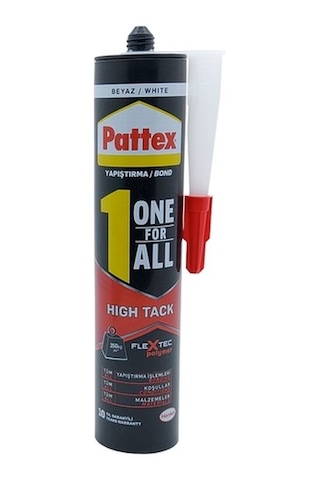Pattex One For All Yapıştırıcı Montaj Silikonu Beyaz 280Ml (502538269)