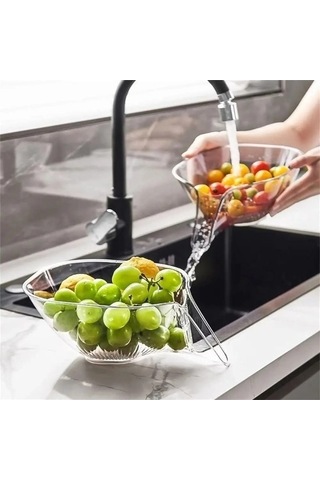 Tongxida Bosphorus Sepeti Şeffaf Havza Fonksiyonlu Ev Drenaj Çok Beyaz - Xw Beyaz - Şeffaf Beyaz - Şeffaf