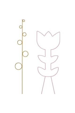 Ikea Doftrıps Bitki Desteği, Çok Renkli, 2'li Set / İç/dış Mekan