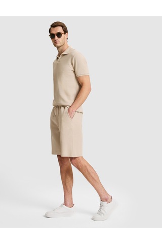 Pierre Cardin Koyu Bej Comfort Fit Örme Şort 50321174-vr088