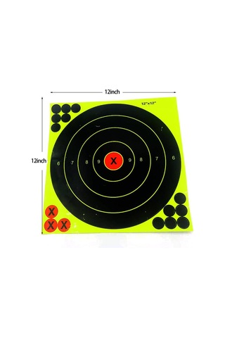 Suntek 10x Atış Hedefleri Sıçrayan Reaktif Kağıt Etiket