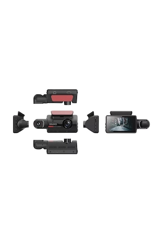 Çift Görüşlü Dashcam - Gece Görüşlü 1080p Araç İçi Güvenlik Kamerası