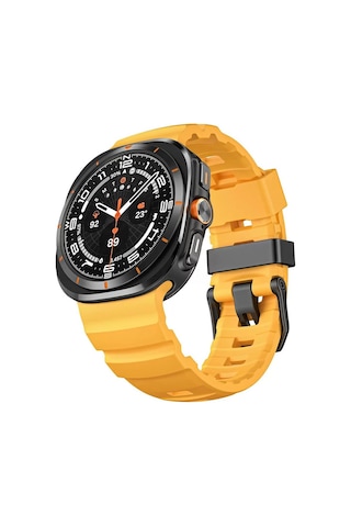 Samsung Galaxy Uyumlu Watch Ultra 47mm Kordon Oluklu Spor Outdoor Band 143