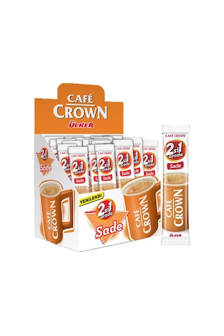 Cafe Crown 2 Si 1 Arada Sade Hazır Kahve 11 G X 24 Adet Granül