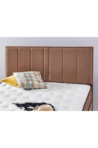 Nironyatak Niron Comfort Başlık 120 Cm Tek Kişilik Yatak Başlığı Sütlü Kahve