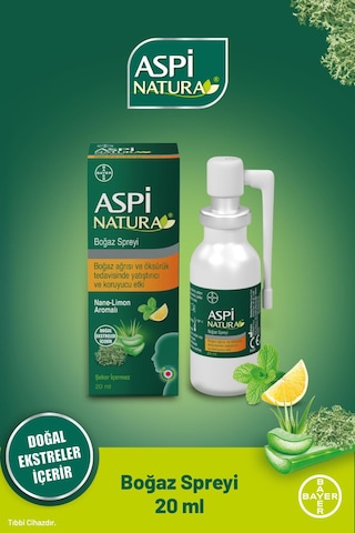 Aspi Natura Boğaz Spreyi 20 ML