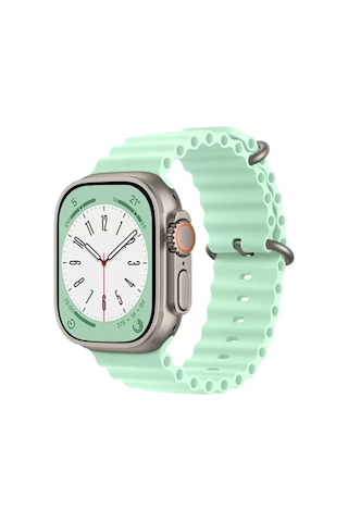 Zenviaat Newface Apple Watch Uyumlu38mm Ocean Kordon - Açık Yeşil Znv2027