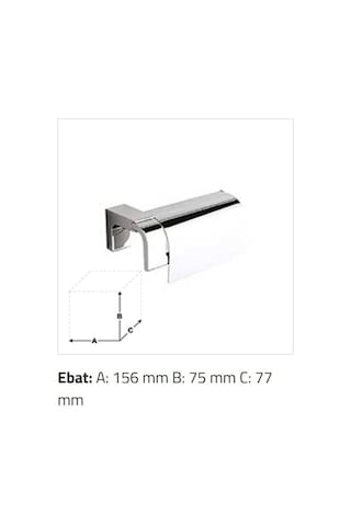 Sonia - Eletech Kapaklı Tuvalet Kâğıtlığı Krom - A.1sn.114160- Diğer