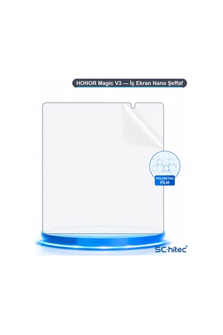 Honor Magic V3 Uyumlu İç Ekran Nano Şeffaf Hidrojel Koruyucu