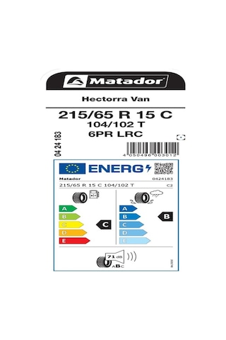 Matador 215/65r15c 104/102t Hectorra Van 6pr Yaz Lastiği 2026