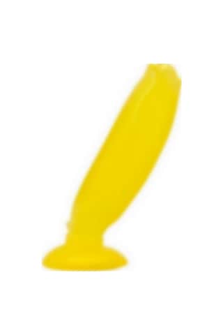 Morgece Vantuzlu Muz Tasarımlı 17 Cm Pvc Anal Plug
