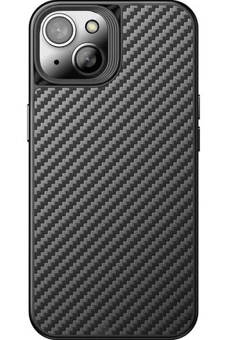 Wlons iPhone Uyumlu 14 Kılıf Aramid Karbon Fiber Magsafe Özellikli Wlons Radison Kapak WLONS-25393
