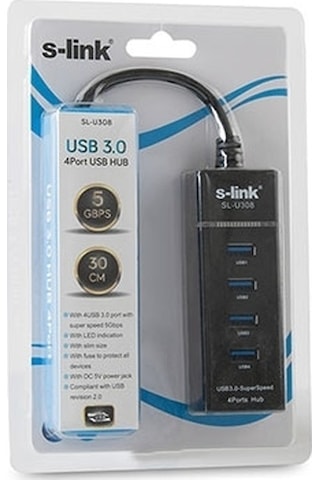 S Link Sl U308 4 Port 3.0 Usb Çoklayıcı