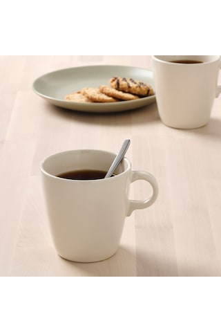 Ikea Fargklar Seramik Kupa 10 Cm 370 Ml Bej 1 Parça