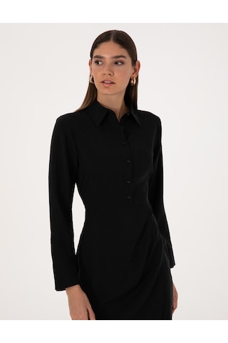 Pierre Cardin Kadın Siyah Elbise Dokuma 50318220-vr046 Siyah