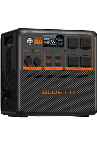 Bluetti Ac240p Taşınabilir Güç Kaynağı 1843 Wh Kapasite - 2400w İnverter Çıkışı