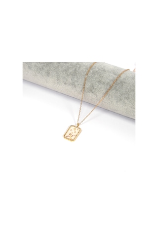 Çelik Kolye Yay Burcu Tarot Model - K-102 Altın