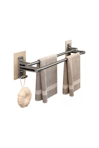 Vesalka Dla Polotenec Drilleme Gerektirmeyen 50 Cm Kendinden Yapışkanlık Havlu Askısı 230575196 Gri