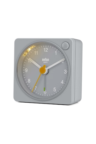 Braun Bc02xg Gri Klasik Seyahat Analaog Alarmlı Masa Saati Brn.bc02xg